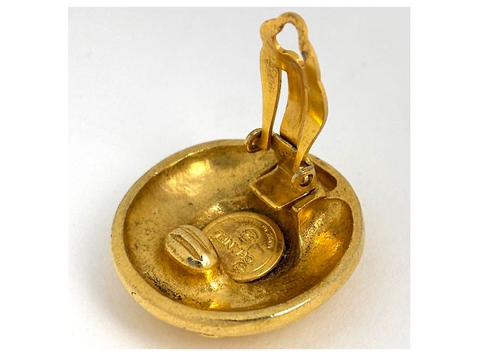 Orecchini a clip Chanel Gold D'oro - vista 3