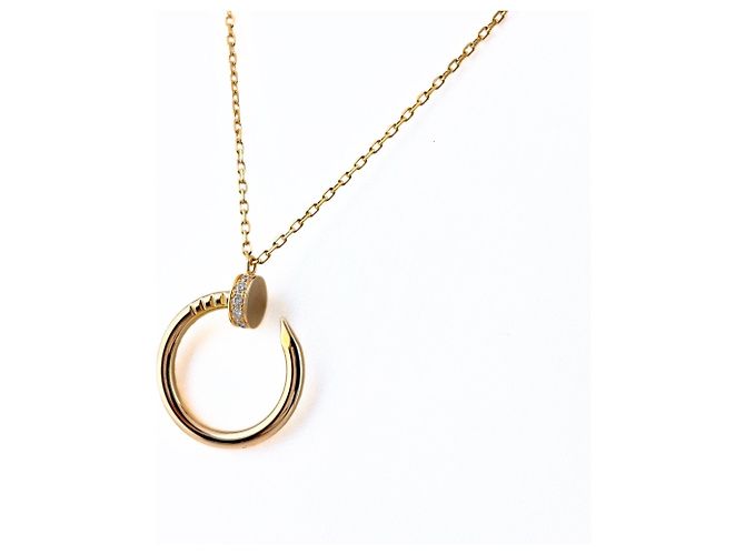 Collana con pendente Cartier Juste un Clou con diamanti - vista 3