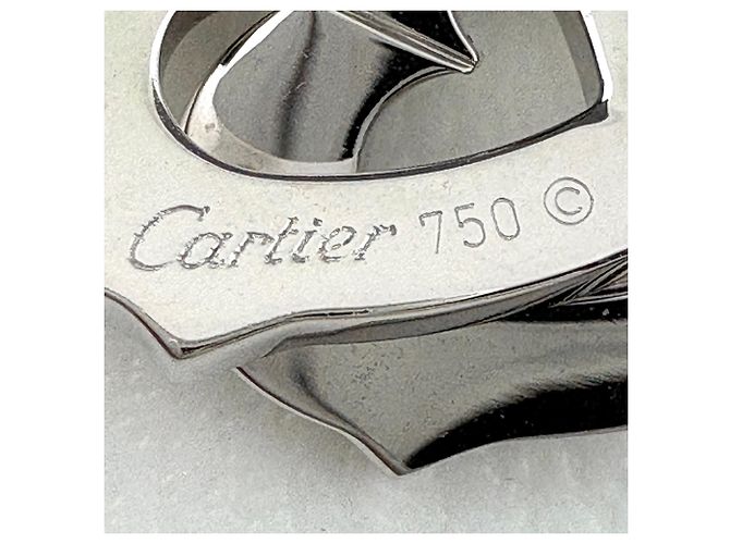 Cartier Double Heart Anhänger Halskette - Ansicht 10