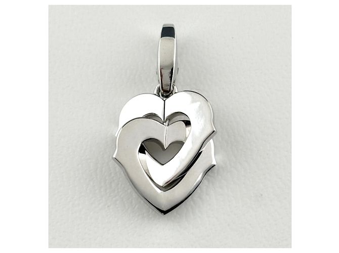Cartier Double Heart Anhänger Halskette - Ansicht 8