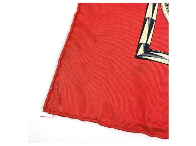 Hermès Hermes Carre 90 Brazil Seidentuch Rot Mehrfarben - Ansicht 4