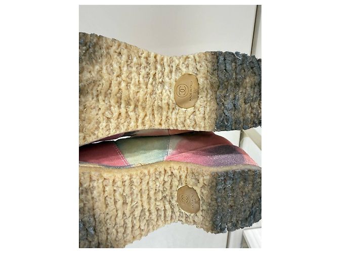 Chanel Multicolor Suede Ankle Boots, Size 38 Pre-owned - view 7