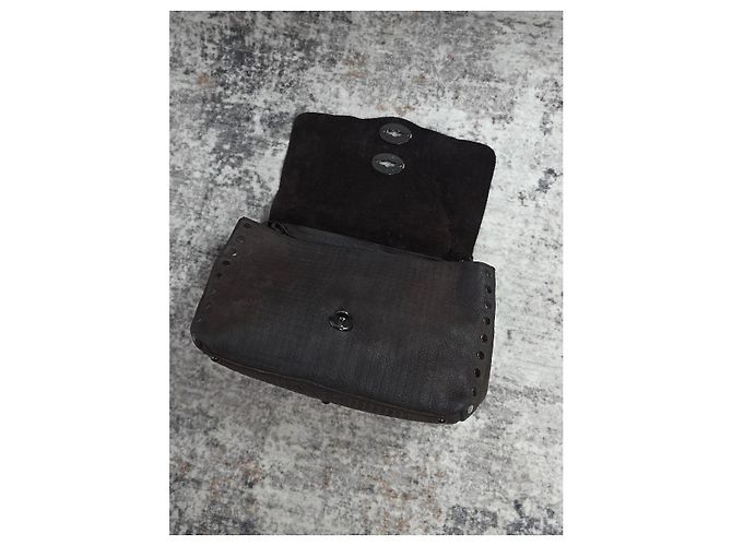 Borsa a mano Zanellato Postina in pelle marrone - vista 10