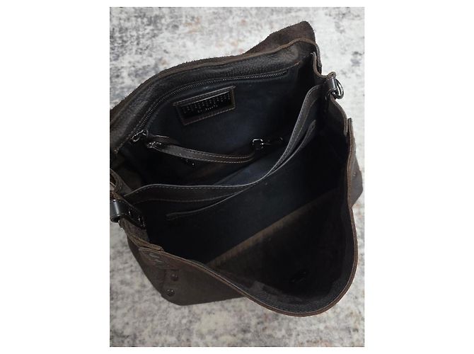Borsa a mano Zanellato Postina in pelle marrone - vista 12