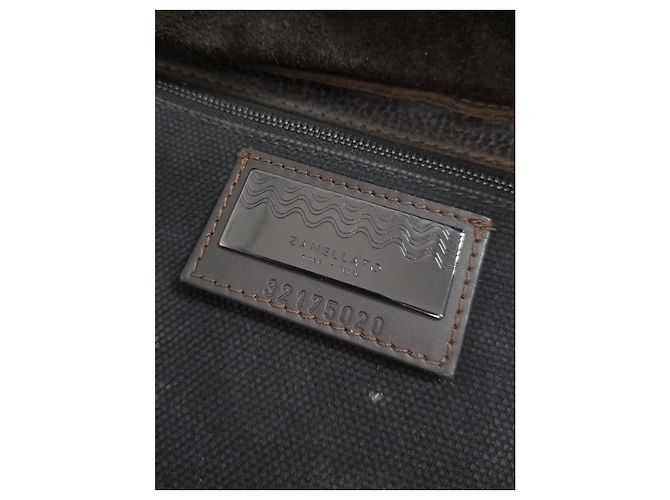 Borsa a mano Zanellato Postina in pelle marrone - vista 13