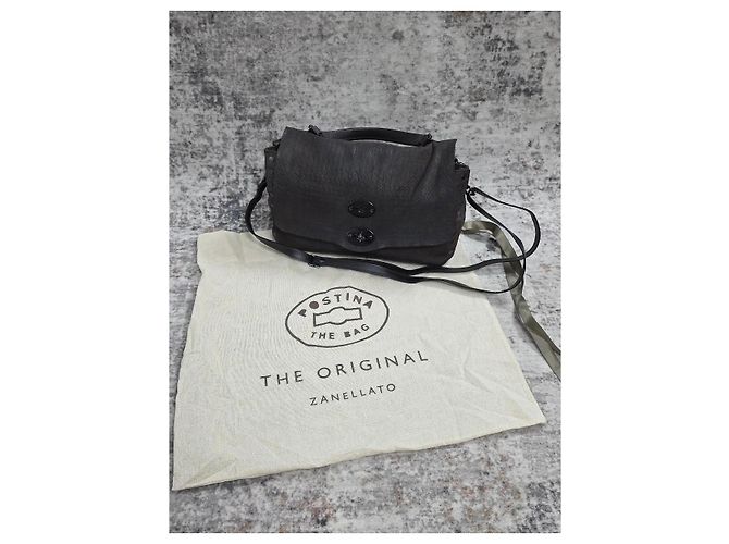 Borsa a mano Zanellato Postina in pelle marrone - vista 4