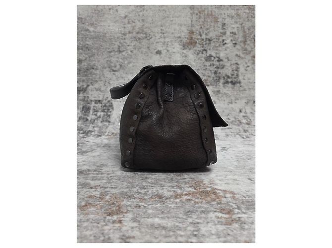 Borsa a mano Zanellato Postina in pelle marrone - vista 5
