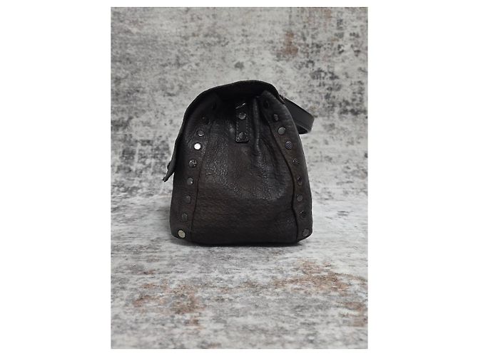 Borsa a mano Zanellato Postina in pelle marrone - vista 6