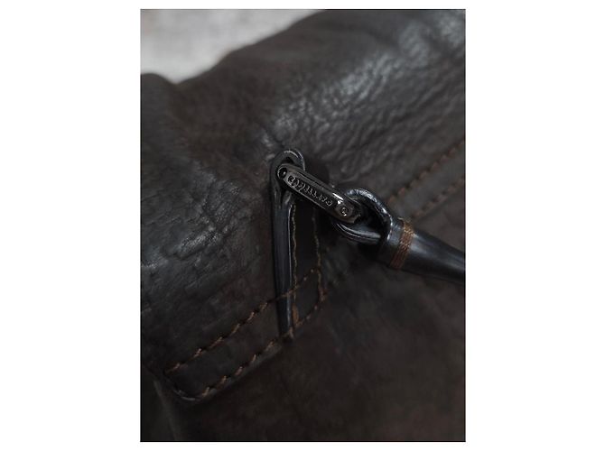 Borsa a mano Zanellato Postina in pelle marrone - vista 8
