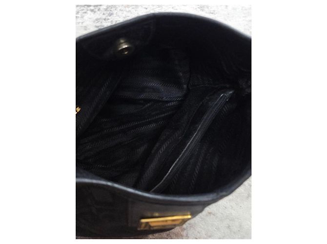 Borsa Balenciaga BB Monogram in tela Blu navy - vista 12