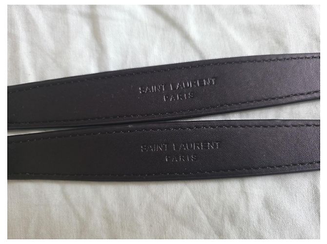 Borsa Saint Laurent Loulou Toy in pelle nera Nero - vista 2
