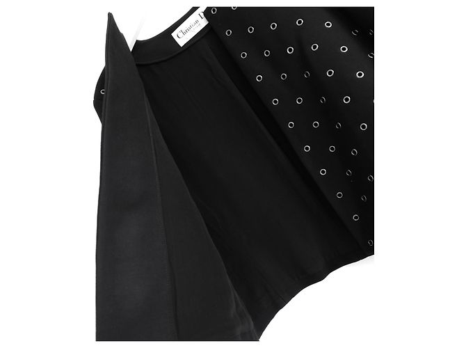 Christian Dior Chaqueta con ojales Pre-Fall 2022 en lana y seda negra Negro - vista 6