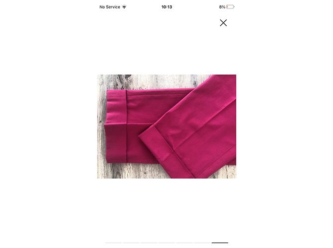 Calças Dolce & Gabbana em mistura de algodão rosa - vista 6