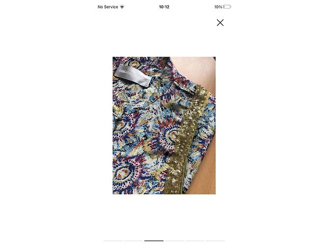 Zadig & Voltaire Camicia in seta Deluxe Texas Print Multicolore - vista 3