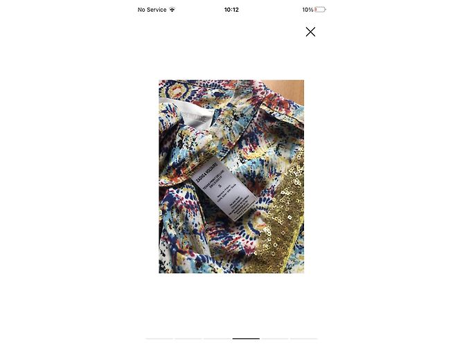 Zadig & Voltaire Camicia in seta Deluxe Texas Print Multicolore - vista 4