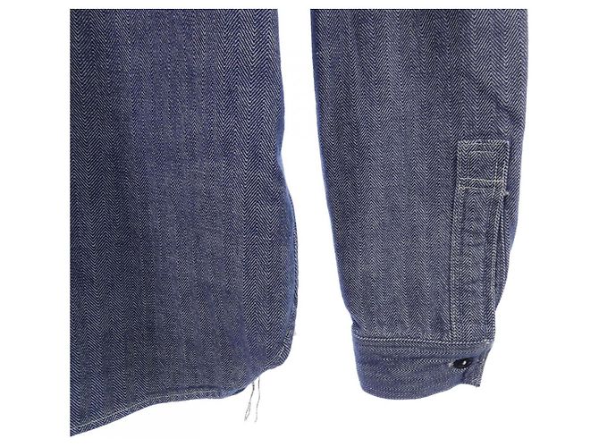 Autre Marque Camicia Real McCoys Blu - vista 6