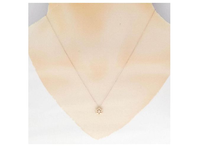 Autre Marque Collana in oro rosa K10 e diamanti - vista 6