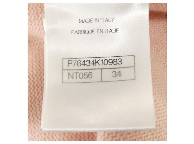 Chanel LOOK28 Kaschmir-Kleid Pink - Ansicht 4