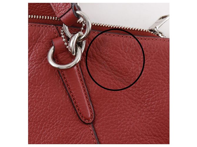 Borsa a mano 2 vie in pelle Coach Kelsey Rosa - vista 10