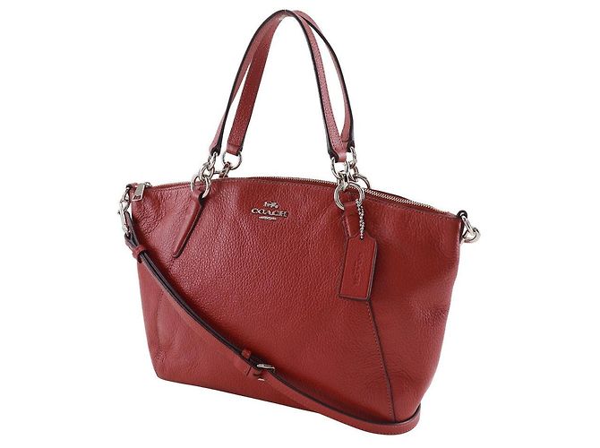 Borsa a mano 2 vie in pelle Coach Kelsey Rosa - vista 2
