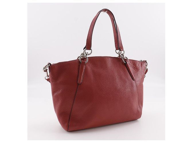 Borsa a mano 2 vie in pelle Coach Kelsey Rosa - vista 3