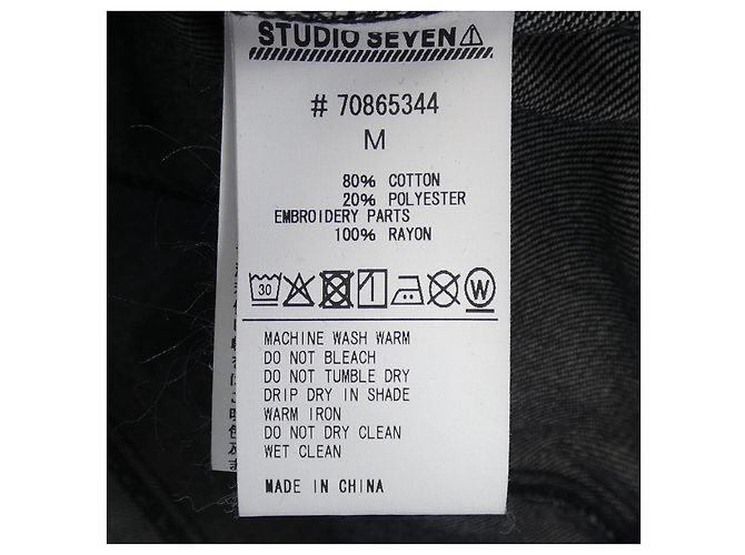 Autre Marque Chaqueta vaquera STUDIO SEVEN Negro - vista 3