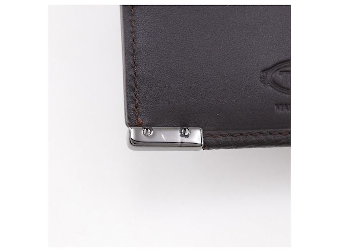 Tod's Cartera bifold de piel Tod’s Castaño - vista 11