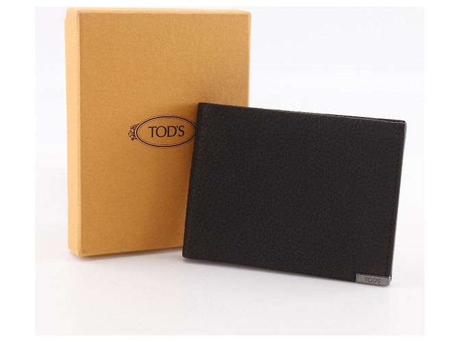 Tod's Cartera bifold de piel Tod’s Castaño - vista 15