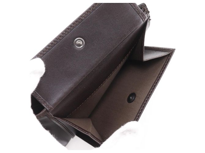 Tod's Cartera bifold de piel Tod’s Castaño - vista 7