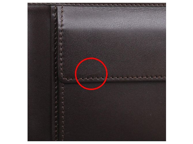 Tod's Cartera bifold de piel Tod’s Castaño - vista 8