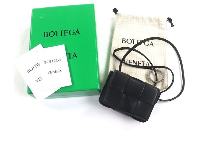 Borsa a tracolla in pelle Maxi Intrecciato Cassette Bottega Veneta - vista 2