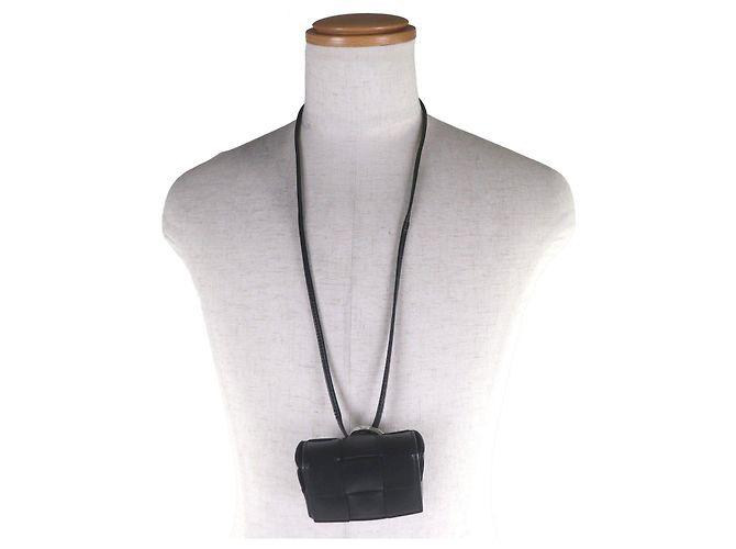 Borsa a tracolla in pelle Maxi Intrecciato Cassette Bottega Veneta - vista 3