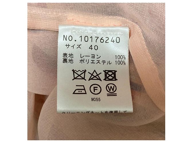 Autre Marque Vivienne Tam transparentes Blumenkleid Pink Mehrfarben - Ansicht 6