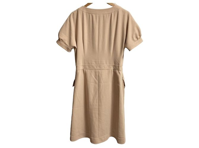 Autre Marque Vestido Rene sin cuello Beige - vista 3