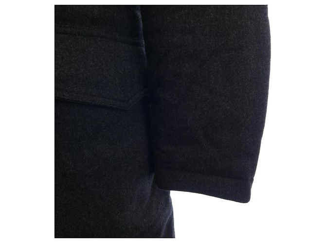 Abrigo de mezcla de cachemira Louis Vuitton Castaño Gris - vista 6