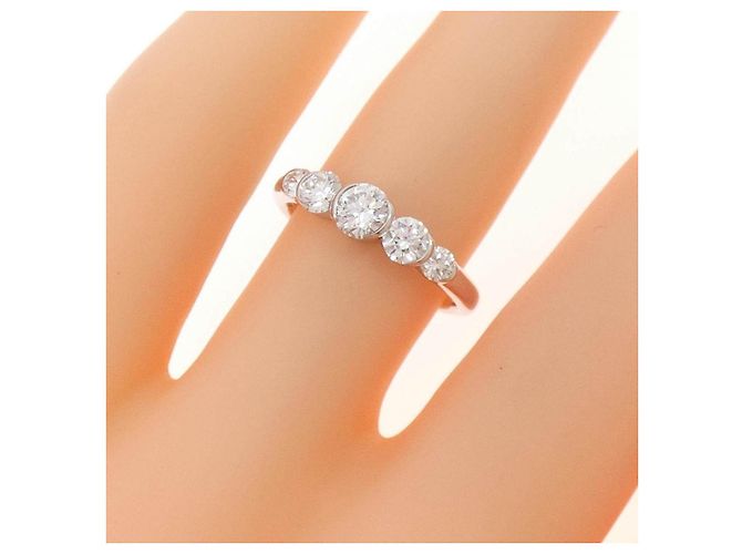 Autre Marque Monnickendam Platin-Diamantring Silber - Ansicht 5