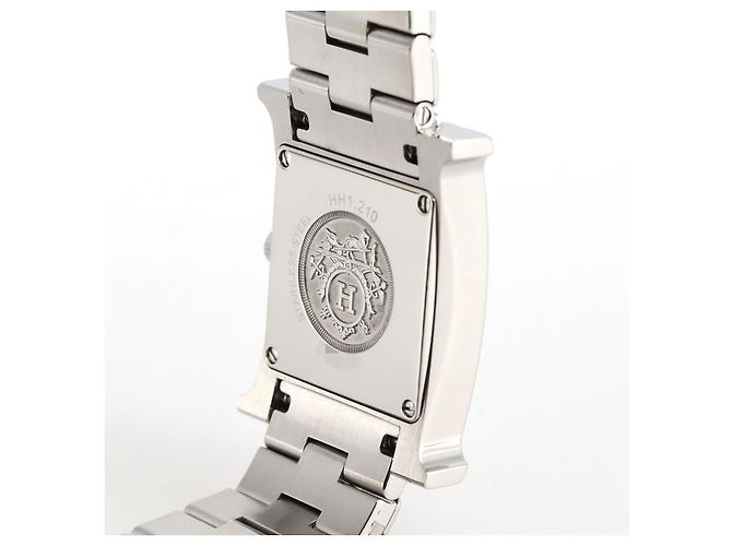 Hermès H Uhr HH1.210 Stainless Steel Silber - Ansicht 8