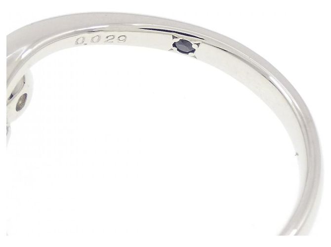 Autre Marque Pt900 Diamantring Silber - Ansicht 4