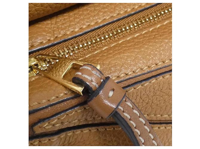 Borsa a spalla Loewe Puzzle Mini in vitello Marrone - vista 6