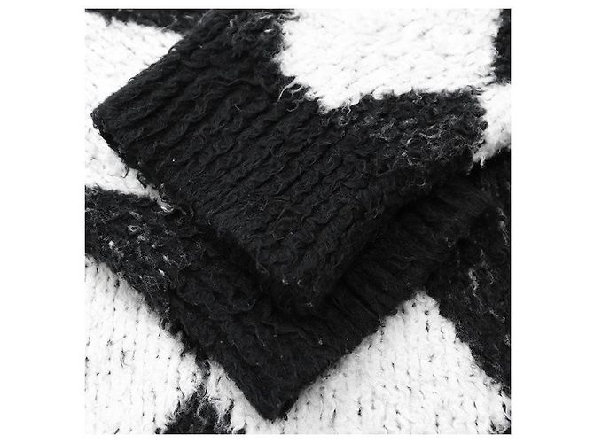 Céline Top de punto de algodón y nailon Celine Negro Blanco - vista 3