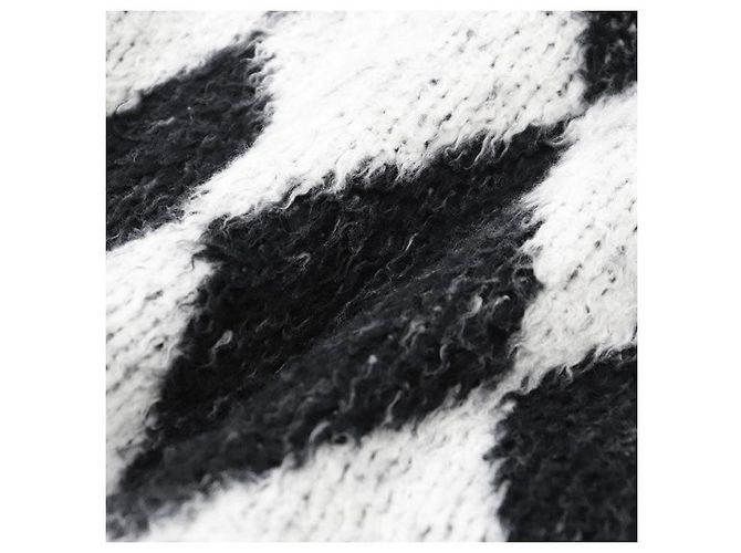 Céline Top de punto de algodón y nailon Celine Negro Blanco - vista 6