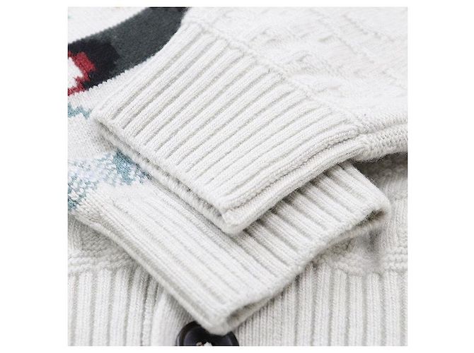 Hermès Hermes Wool Cashmere Knit Cardigan Brown - view 12