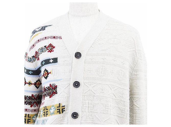 Hermès Hermes Wool Cashmere Knit Cardigan Brown - view 2