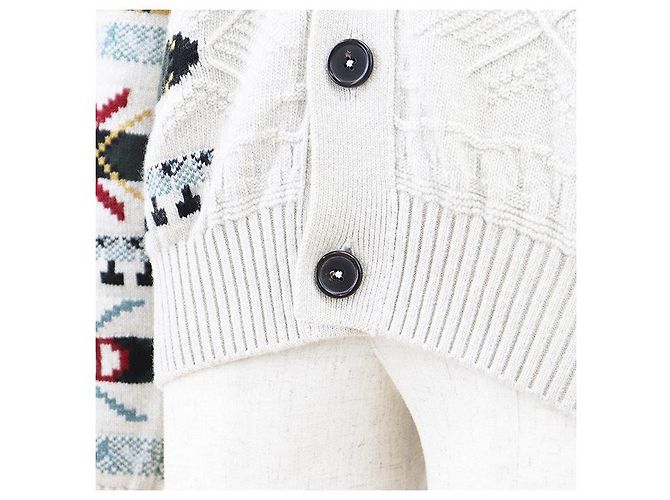Hermès Hermes Wool Cashmere Knit Cardigan Brown - view 4