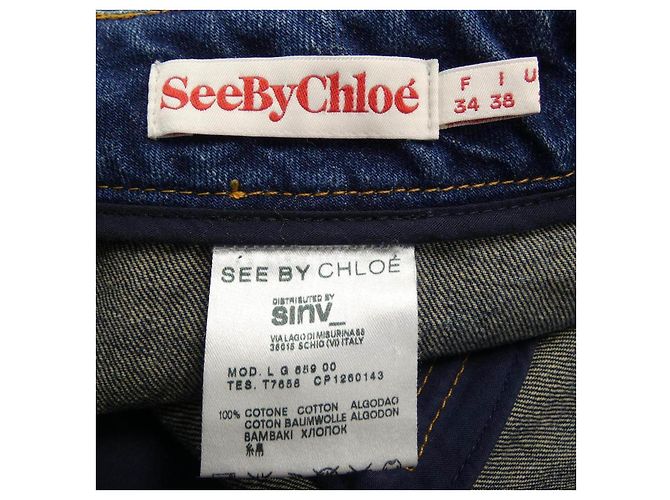 Autre Marque See By Chloe Rock Blau - Ansicht 3