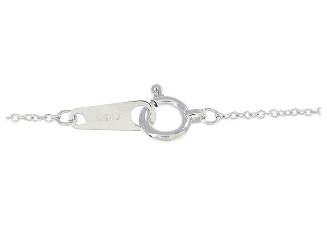 Autre Marque Au750 Diamant-Anfangsbuchstabe K Halskette Silber - Ansicht 5