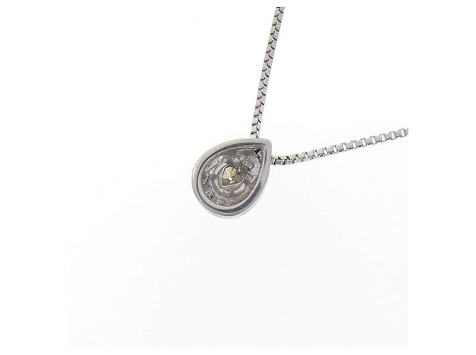 Autre Marque Collana in oro bianco K10 e diamanti Argento - vista 4