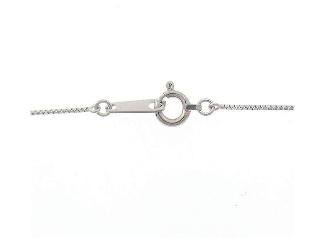 Autre Marque Collana in oro bianco K10 e diamanti Argento - vista 5