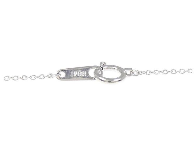 Autre Marque Collana in oro bianco e oro nero Au750 con diamanti - vista 5