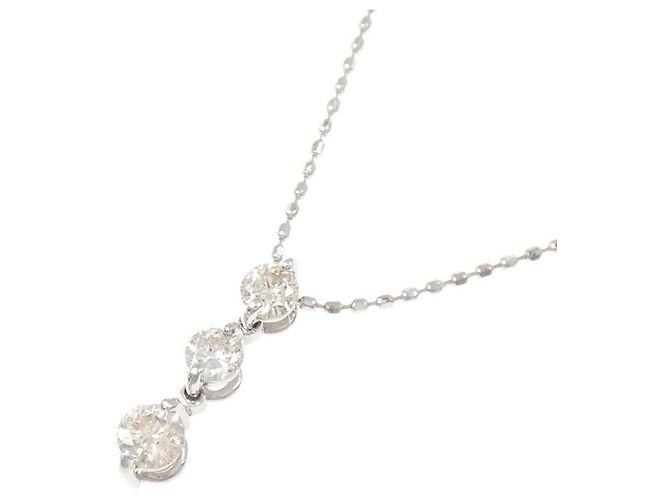 Autre Marque Collana in oro bianco Au750 e diamanti Argento - vista 3